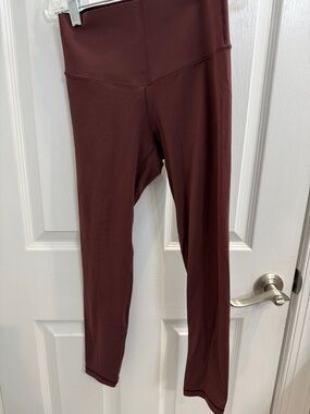 aerie High-Waist Leggings in Deep Burgundy